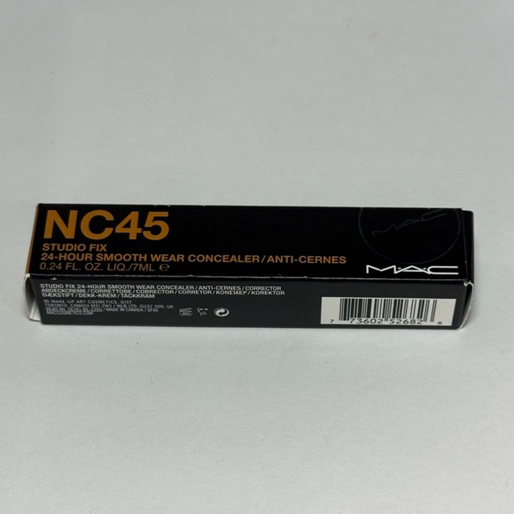 MAC NC45 Studio Fix 24-Hour Smooth Wear Fluid Correcting Concealer NEW - Picture 5 of 7